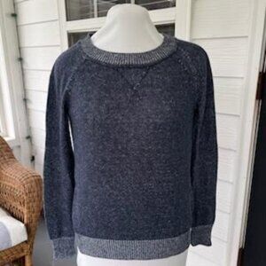 GAP Crew Neck Sweater Women's Size Small 30% Wool Blue